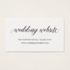 Simple Modern Typography | Wedding Website Insert