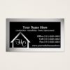 Steel Grey House Construction Business Card