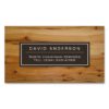 Stylish Chic Wood Grain Woodgrain Look Magnetic Business Card