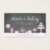 Sweet Treats Chalkboard Bakery Business Card