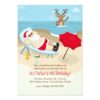 Tanning Santa Invitation