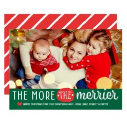 The More The Merrier | Christmas Photo Card