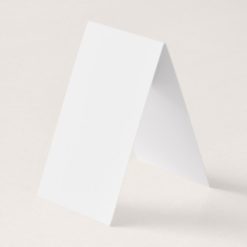 Custom Vertical Tent Fold Folded Business Card - Image 2