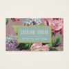 Vintage Floral Pattern Business Card
