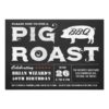 Vintage Pig Roast BBQ Invitations Chalkboard
