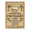Vintage Pig Roast Invitation