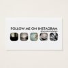instagram followers business card
