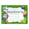 Bugs Theme Kids Party Invitation